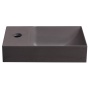 betoonist valamu PICCOLINO L 30.8x17 cm, dark brown
