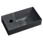 betoonist valamu PICCOLINO L 30.8x17 cm, dark antratsiit