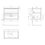 valamukapp PANEDA 74.5x55x45.2 cm, Oak Emporio