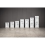 SIDRA Cast marble washbasin 71x46cm, white