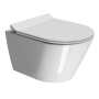 Seina WC KUBE X, Swirlflush, 50x36 cm, valge ExtraGlaze