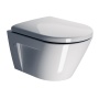 Seina WC NORM, Swirlflush, 50x36 cm, valge ExtraGlaze