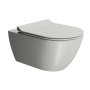Seina WC PURA, Swirlflush, 55x36 cm, cenere, seest glasuuriga, väljast matt