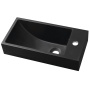 valamu ARIANA R, 50x25 cm, matt must