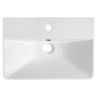 SEN furniture washbasin, cast marble, 51x35cm, white