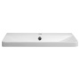 SEN furniture washbasin, cast marble, 61x35cm, white