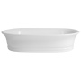 TIVOLI ceramic counter top washbasin, 55x38cm, white