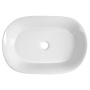 TIVOLI ceramic counter top washbasin, 55x38cm, white