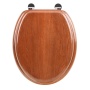 WC iste AQUALINE, cherry wood