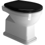 WC iste CLASSIC Soft Close, must/kroom