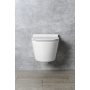 WC iste KUBE X, NORM Soft Close SLIM, duroplast/valge