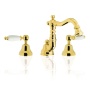 bidet mixer, 3 parts, bronze